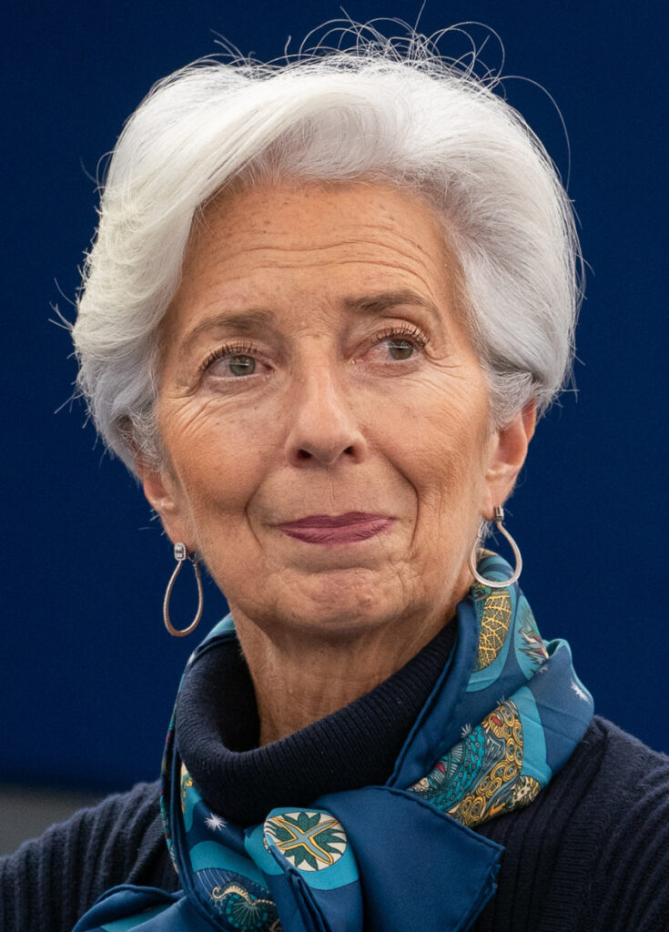 Christine Lagarde ist die Präsidentin der für uns relevanten EZB.