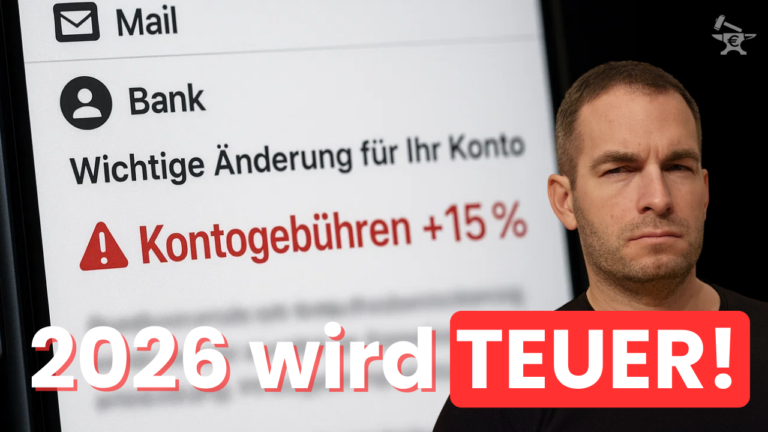 Deine Bank wird 2026 richtig teuer – und niemand sagt dir warum